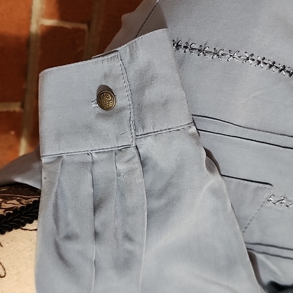 KORET size 14 button down blouse in powder blue - Picture 4 of 7